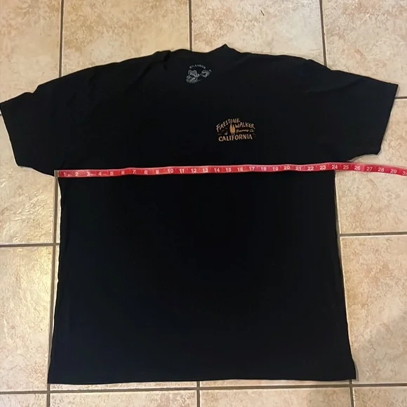 Firestone Walker Brewing California‎ Coastal Map Black Tshirt, Sz 2XL - Picture 5 of 7